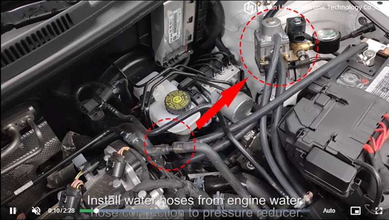 Latest company Cases about 3-2 instale mangueiras da água da conexão da mangueira da água do motor ao redutor de pressão