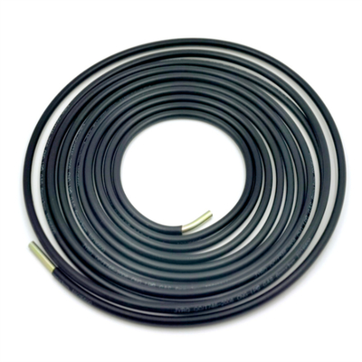 Cilindro de gás preto 6*1MM 5,5M Tubo de aço de baixo carbono para kits de conversão de GNV GLP