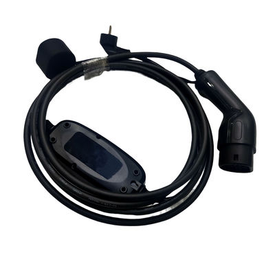 comprar 1 tipo portátil do carregador 1,0 da fase 16A 3.5KW IEC62196 EV - 2 com a tomada de carregamento de Schuko online manufacture
