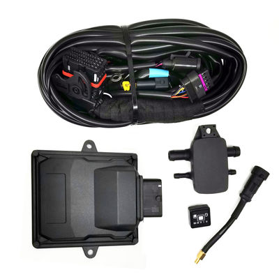 comprar Kit de Conversão GNV GPL com Material de Liga de Resistência de 3 Ohm, Trilho de Injetor Preto e Vermelho para Motores Multicilindros online manufacture