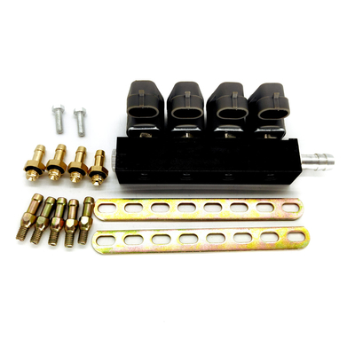 167HZ 2 ohm Grey Injetor Rail LN-LIG1S para 4 o jogo da conversão do gás do cilindro CNG LPG