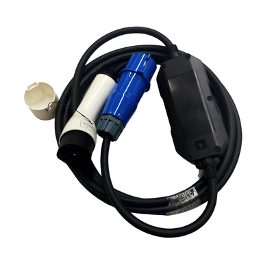 Carregador portátil padrão de GB/T20234 EV 1 fase com ECO 3 Pin Blue Charging Plug
