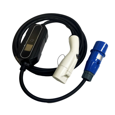 Carregador portátil padrão de GB/T20234 EV 1 fase com ECO 3 Pin Blue Charging Plug