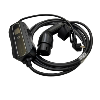 O padrão IEC62196 obstrui no carregador portátil de EV 1 C.A. 16A 3.5kw ajustável da fase