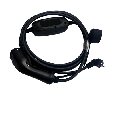 1 tipo portátil do carregador 1,0 da fase 16A 3.5KW IEC62196 EV - 2 com a tomada de carregamento de Schuko