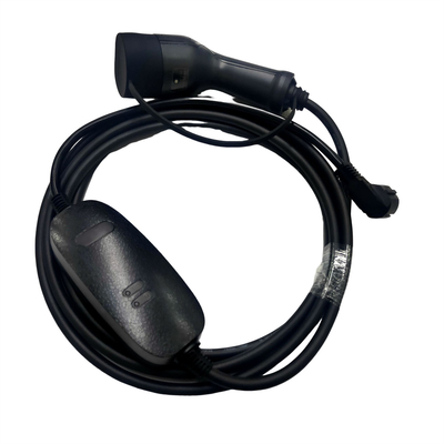 1 tipo portátil do carregador 1,0 da fase 16A 3.5KW IEC62196 EV - 2 com a tomada de carregamento de Schuko