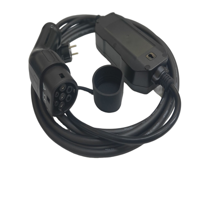 Carregador portátil ajustável da fase 2,1 EV da C.A. 16A 1 com certificação do TUV do CE