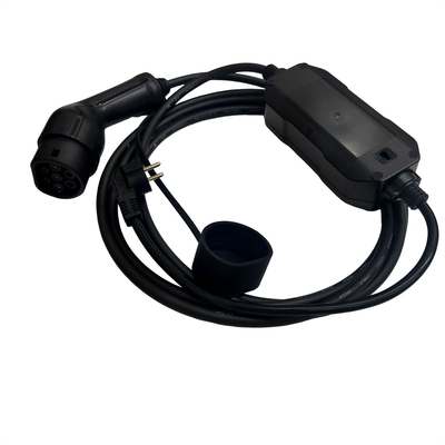IEC62196 carregador portátil de carregamento da tomada EV de Schuko do padrão 2,1 com cabo de TPU