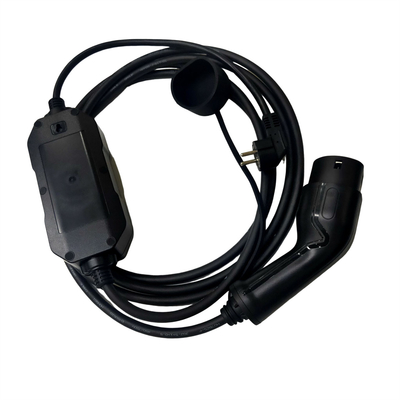 IEC62196 carregador portátil de carregamento da tomada EV de Schuko do padrão 2,1 com cabo de TPU