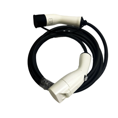 C.A. 32A 7KW IP55 de LLANO 1 soquete portátil do carregador IEC62196 2 da fase EV