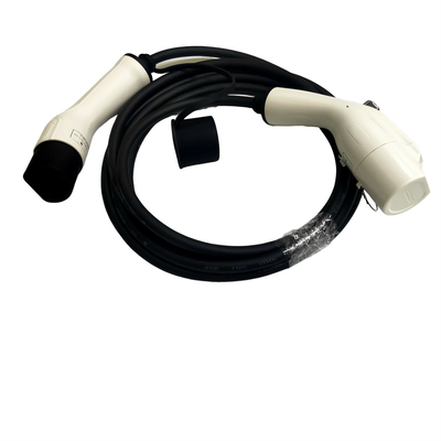 C.A. 32A 7KW IP55 de LLANO 1 soquete portátil do carregador IEC62196 2 da fase EV