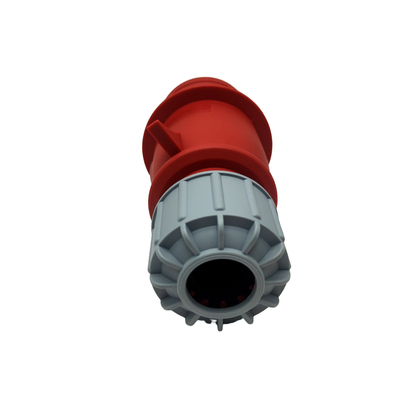 Pin impermeável 7KW de LLANO 380V-415V CEE Charging Plug 5 com conector vermelho