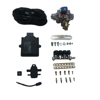 Mini kits de conversão de GNV com trilho injetor de 4 cilindros ECU de 48 pinos para carros de GNV GNV
