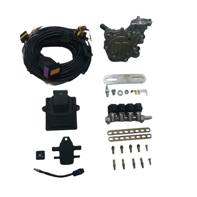 Trilho injetor de 4 cilindros 24 pinos ECU GLP GNV redutor para mini kits de conversão GLP GNV