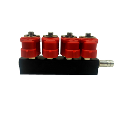 4 trilho do injetor do cilindro LVTK04 LPG CNG para jogos da conversão de CNG/GPL para todos os carros