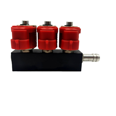 2 ohm/3 cilindro vermelho LN-VTK03 do ohm 3 para trilho comum do injetor de CNG/LPG