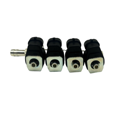 Trilho do injetor do preto do cilindro LN-LIG1 4 para o sistema de injeção sequencial de 2 ohms/3 ohms