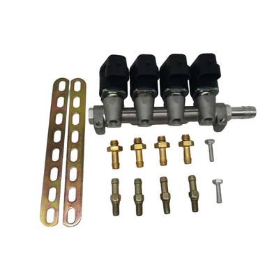 Trilho do injetor do preto do cilindro LN-LIG1 4 para o sistema de injeção sequencial de 2 ohms/3 ohms
