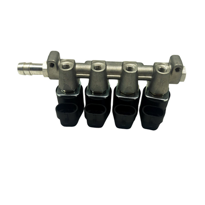 Trilho do injetor do preto do cilindro LN-LIG1 4 para o sistema de injeção sequencial de 2 ohms/3 ohms