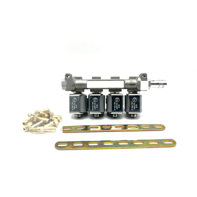 Sistema da injeção do LPG CNG 2 ohms ou 3 ohms Grey Injetor Rail para Autogas
