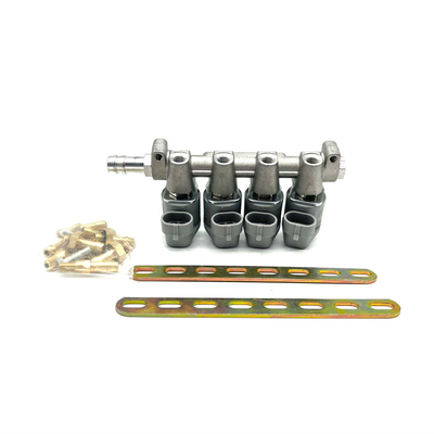 Sistema da injeção do LPG CNG 2 ohms ou 3 ohms Grey Injetor Rail para Autogas