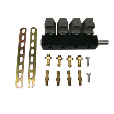 Grey Injetor Rail LN-LIG1S para 167HZ 2 sistema sequencial do LPG CNG do ohm