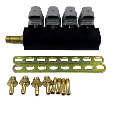 Grey Injetor Rail LN-LIG1S para 167HZ 2 sistema sequencial do LPG CNG do ohm