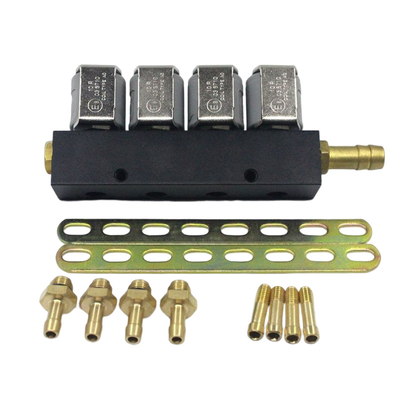 Grey Injetor Rail LN-LIG1S para 167HZ 2 sistema sequencial do LPG CNG do ohm