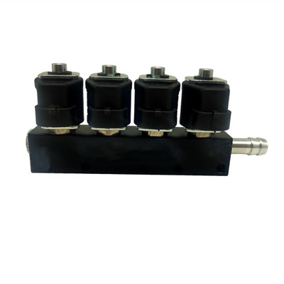 Injetor de GNC de ligas de 12 V para veículos de 4 cilindros Profissionalmente testado Resistência de 3 Ohm