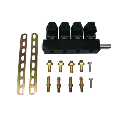 Injetor de GNC de ligas de 12 V para veículos de 4 cilindros Profissionalmente testado Resistência de 3 Ohm