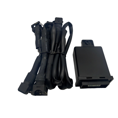 Dispositivo eletrônico de emulador de plástico ABS preto de 4 cilindros para sistema de auto-gás de injecção de ponto único