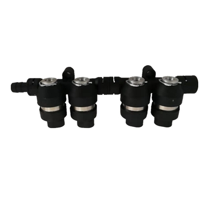 4 trilho montado 2Ohm/3Ohm do injetor do LPG CNG do preto do cilindro