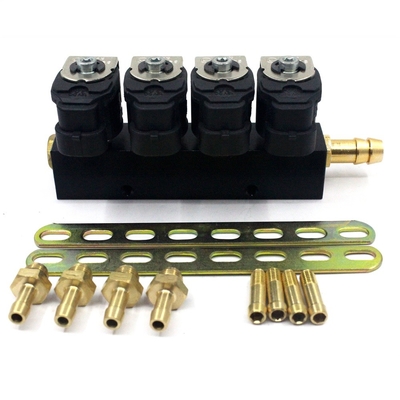 Trilho do injetor de Grey Black LPG CNG no sistema de injeção sequencial do gás de combustível