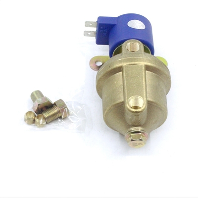 Filtro de combustível de bronze do canal CNG LPG da forma de U integrado com válvula de solenoide