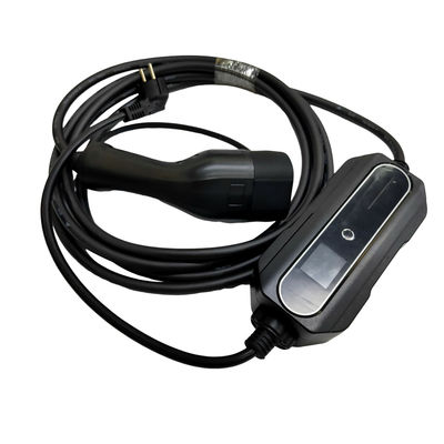 Good price Carregador portátil de prata do chapeamento EV 1 C.A. 16A da fase ajustável com a tomada de carregamento de Schuko on-line